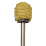 MoonBlaze fire-breathing torch head with beige sponge and silver shaft