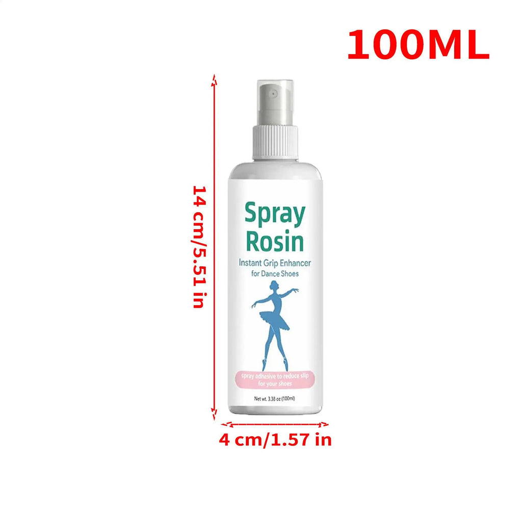 Spray rosin bottle size diagram, 100 mL