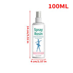 Spray rosin bottle size diagram, 100 mL